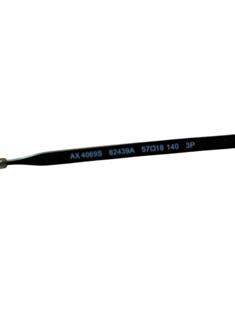 Armani Exchange Aviator Sunglasses Transparent Polarized Green Frame AX4069S